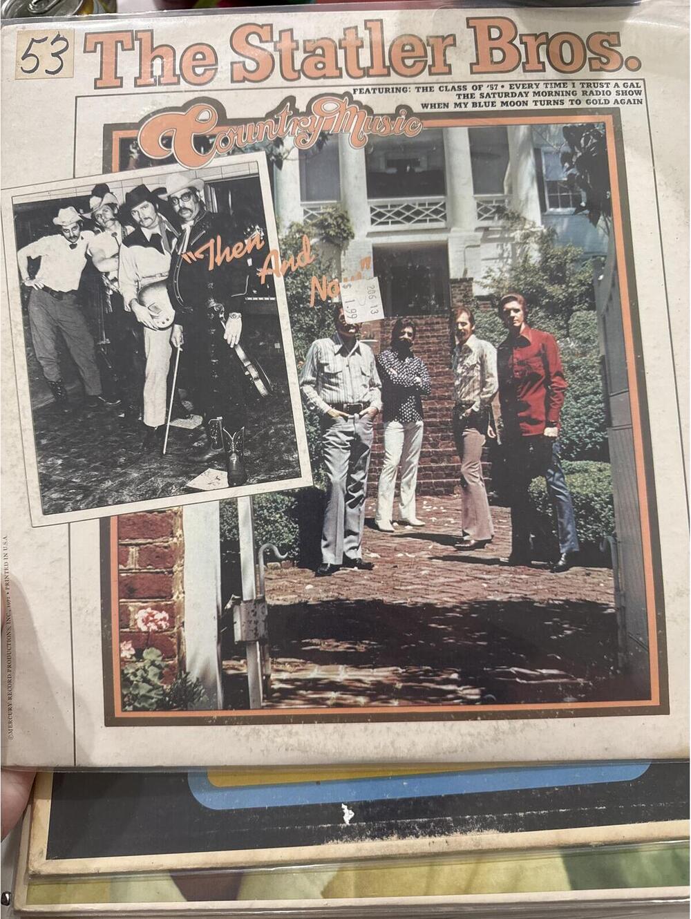 The Statler Brothers - Country Music Then And Now Vinyl Record